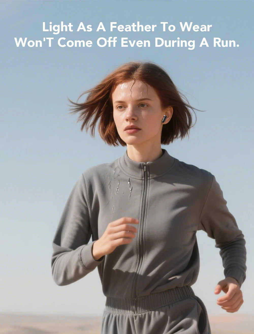 Translator HTC NE20 New Bluetooth 6.0 Wireless Headphones Translation Earphones IPX4 Waterproof Rating Long Battery Life