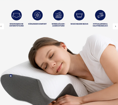 Butterfly Sleep Memory Neck Pillow Slow Rebound Comfortable Memory Foam Sleep Pillow Cervical Orthopedic Neck Massage Bed Pillow