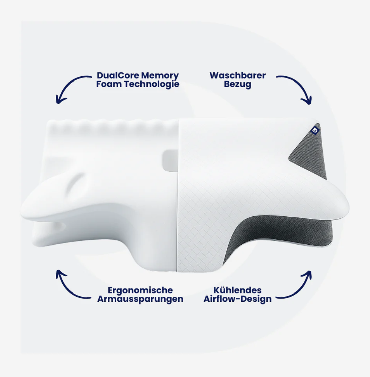 Butterfly Sleep Memory Neck Pillow Slow Rebound Comfortable Memory Foam Sleep Pillow Cervical Orthopedic Neck Massage Bed Pillow